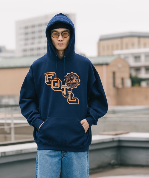 FRUIT OF THE LOOM/フルーツオブザルーム FTL RETRO LOGO HOODIE