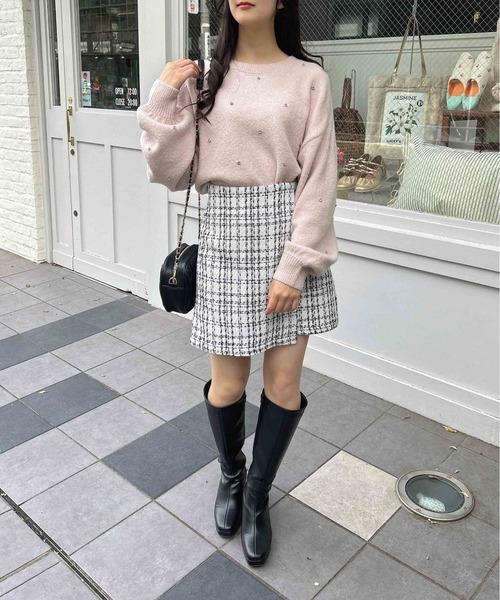 セール】 【SLOW/一部店舗限定】ウールナイロン ニット （ニット