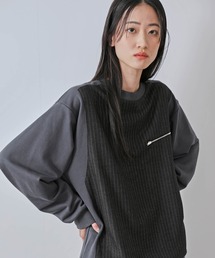 JUNRED | コンビネーションスウェット(スウェット)