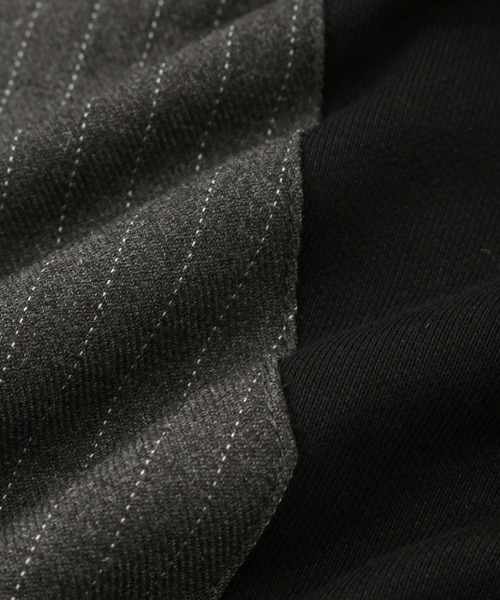 JUNRED（ジュンレッド）の「コンビネーションスウェット（スウェット・メンズ・チャコールグレー/ライトグレー・L/M/S）」の12枚目の写真