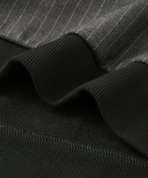JUNRED（ジュンレッド）の「コンビネーションスウェット（スウェット・メンズ・チャコールグレー/ライトグレー・L/M/S）」の13枚目の写真
