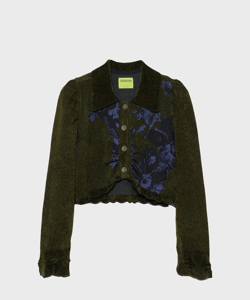 ODAKHA/オダカ】narcissus knit shirt/ニットシャツ（ニット