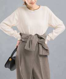 URBAN RESEARCH ROSSO WOMEN | バイカラーコンパクトニット(ニット/セーター)