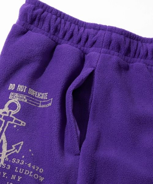 CUBE SUGAR（キューブシュガー）の「CUBE SUGAR/キューブシュガー　フリースジョガーパンツ（その他パンツ・レディース・パープル/ブラック/レッド・FREE）」の7枚目の写真