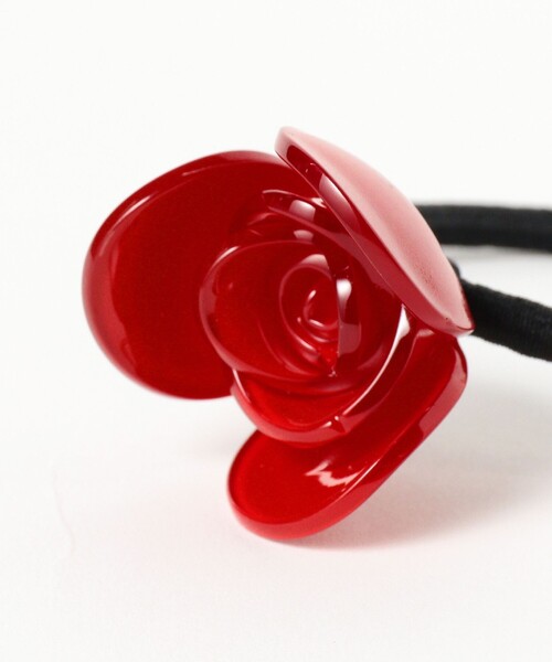 BEAMS BOY（ビームスボーイ）の「ローズ モチーフ ヘアゴム（ヘアゴム・レディース・ブルー/レッド・ONE SIZE）」の7枚目の写真