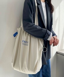 【新色追加！】撥水サッカーチェック刺繍トートバッグ