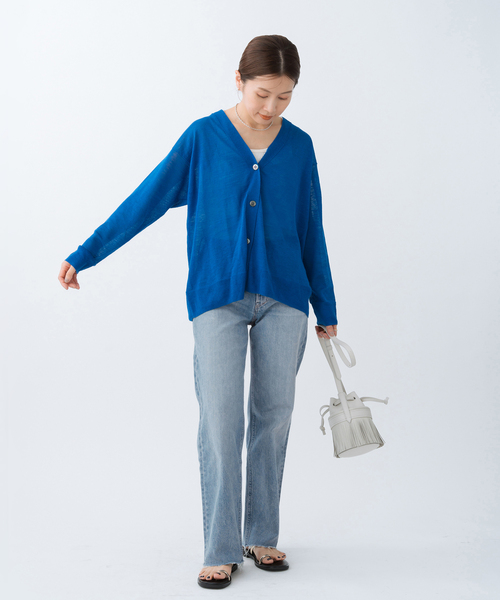IENA(イエナ)の「YANUK/ヤヌーク 別注 LOWRISE LEA ストレートデニム(デニムパンツ・レディース・ブルー・23/24/25/26/22)」の13枚目の写真