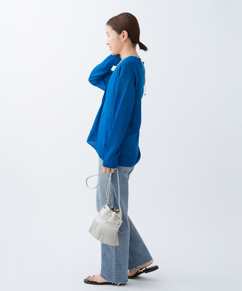 IENA(イエナ)の「YANUK/ヤヌーク 別注 LOWRISE LEA ストレートデニム(デニムパンツ・レディース・ブルー・23/24/25/26/22)」の14枚目の写真