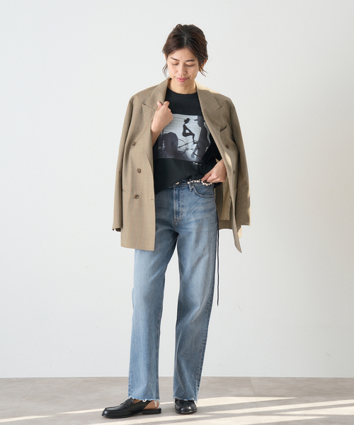IENA(イエナ)の「YANUK/ヤヌーク 別注 LOWRISE LEA ストレートデニム(デニムパンツ・レディース・ブルー・23/24/25/26/22)」の18枚目の写真