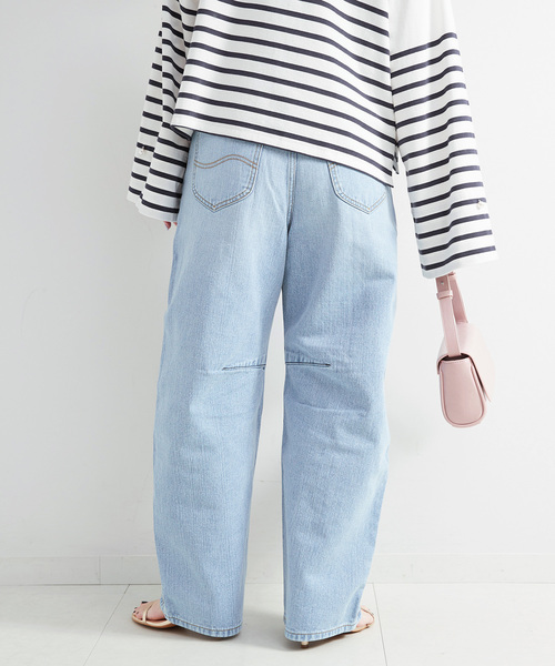 Lee(リー)の「LEE/リー CURVE PANTS カーブパンツ(デニムパンツ・レディース・ブルー・SMALL/MEDIUM/X-SMALL)」の5枚目の写真