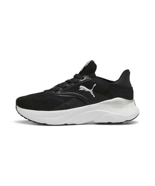PUMA（プーマ）の「PUMA プーマ ウィメンズ ソフトライド メイブ ランニングシューズ（スニーカー・レディース・ブラック×ホワイト/ホワイト系その他・23.0cm/22.5cm/22.0cm/24.0cm/23.5cm/24.5cm/26.0cm/25.5cm/25.0cm）」の4枚目の写真