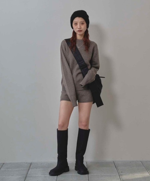 セール】Cashmere Seamless Knit（ニット/セーター）｜TODAYFUL