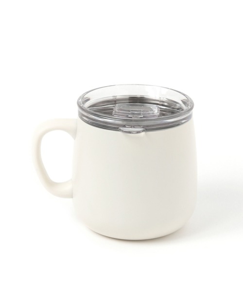 LAKOLE（ラコレ）の「【保冷保温】フタ付マグカップ[390ml] / 252794（グラス/マグカップ/タンブラー・レディース・アイボリー/グレー/イエロー/グリーン/ブルー・FREE）」の7枚目の写真