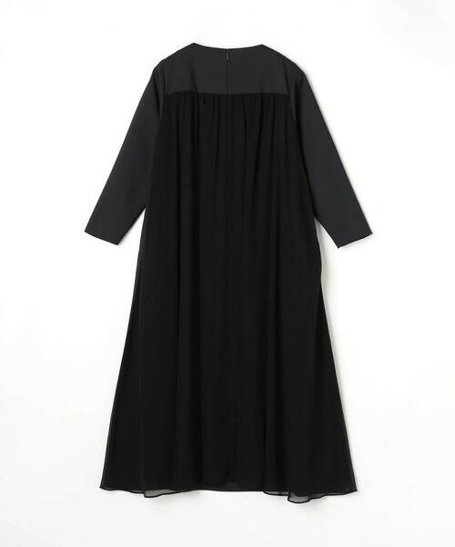 ADIEU TRISTESSE（アデュートリステス）の「◆バックシフォンワンピース（ワンピース・レディース・ブラック/ネイビー・40/38）」の3枚目の写真