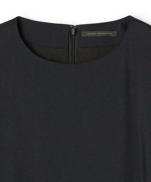 ADIEU TRISTESSE（アデュートリステス）の「◆バックシフォンワンピース（ワンピース・レディース・ブラック/ネイビー・40/38）」の4枚目の写真