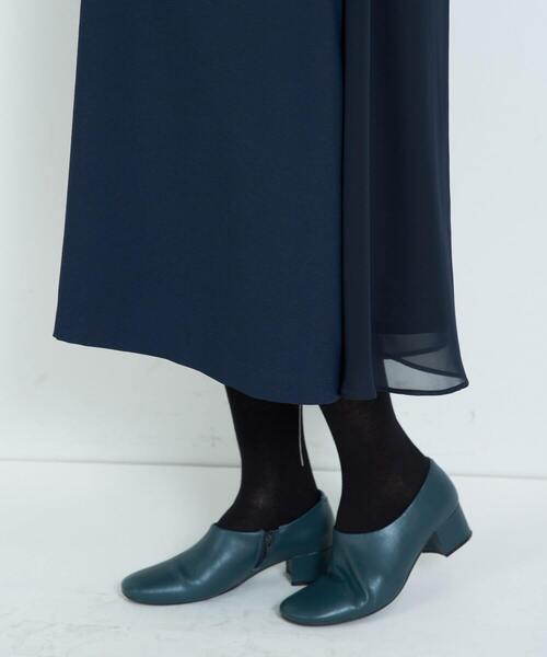 ADIEU TRISTESSE（アデュートリステス）の「◆バックシフォンワンピース（ワンピース・レディース・ブラック/ネイビー・40/38）」の12枚目の写真