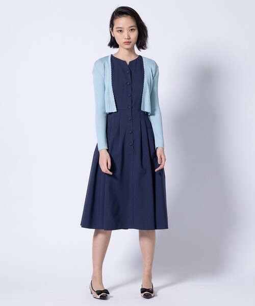 TOCCA(トッカ)の「EYELET AJISAI BOLERO ボレロ(カーディガン/ボレロ・レディース・アイボリー系/ブラック系/ブルー系/ピンク系・SMALL/MEDIUM)」の22枚目の写真