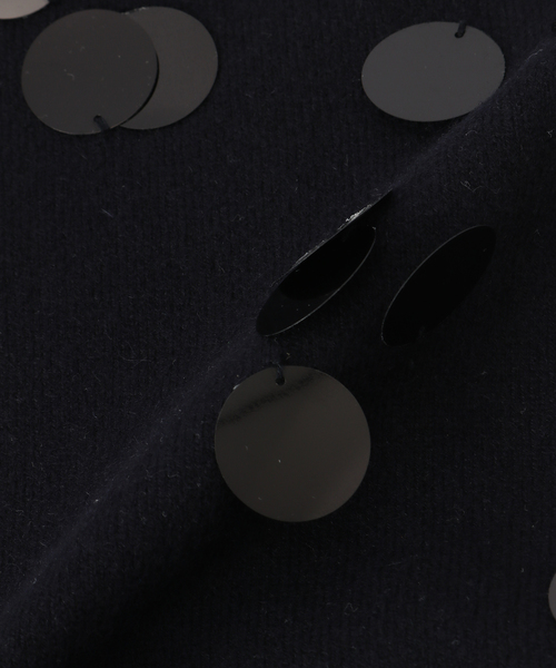 extreme cashmere（エクストリーム　カシミヤ）の「EXTREME CASHMERE X n8 belt 08-001-16-TU-13：チューブトップ（チューブトップ・レディース・ネイビー・FREE）」の7枚目の写真