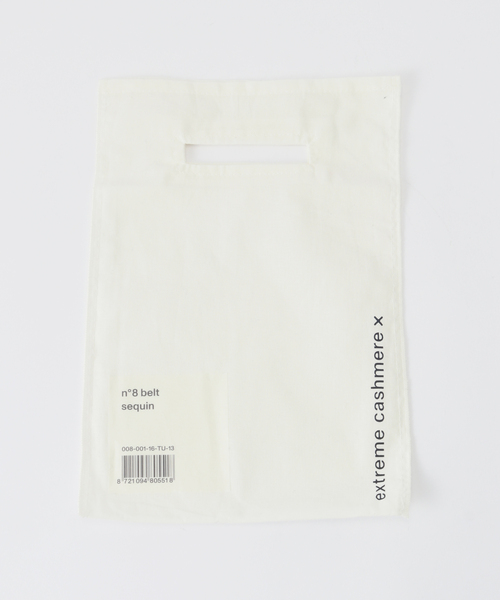 extreme cashmere（エクストリーム　カシミヤ）の「EXTREME CASHMERE X n8 belt 08-001-16-TU-13：チューブトップ（チューブトップ・レディース・ネイビー・FREE）」の8枚目の写真