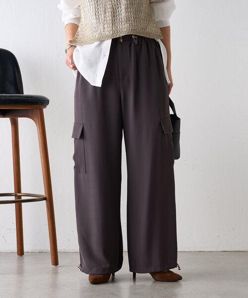 Jena espace merveilleux トロミパラシュートパンツ セール】トロミパラシュートパンツ（その他パンツ）｜Jena