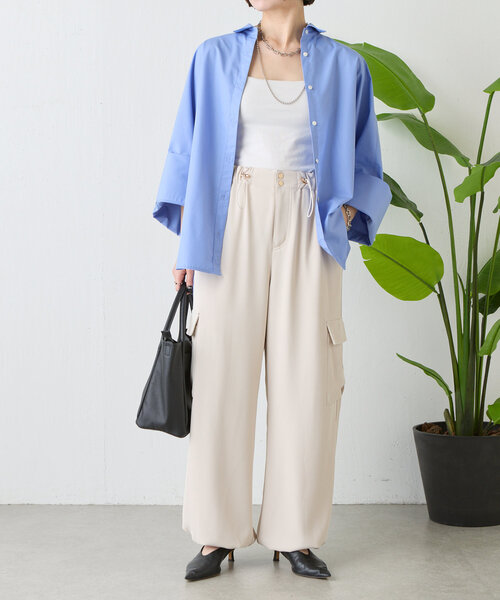jena espace merveilleux◆トロミパラシュートパンツ セール】トロミパラシュートパンツ（その他パンツ）｜Jena