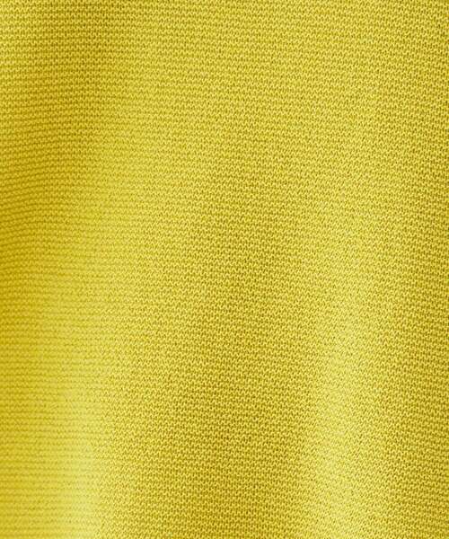 UNTITLED（アンタイトル）の「【体型カバー/清涼感】サイドスリット Vネックニット（ニット/セーター・レディース・ピンク系その他/ブルーグリーン/ホワイト/ライトイエロー系/ライトグリーン/イエロー/ナチュラル/チャコールグレー/ライトパープル・02/00/04/44/48）」の15枚目の写真