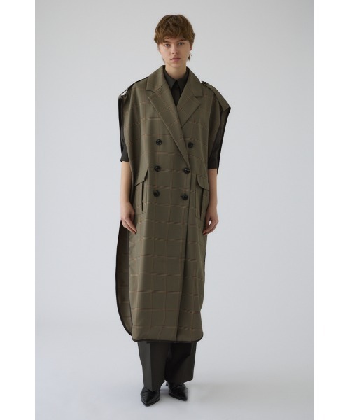 RIM.ARK（リムアーク）の「Gabardine cape ギャバジンケープ（ポンチョ・レディース・ダークグリーン/ネイビー/マルチ・FREE）」の21枚目の写真