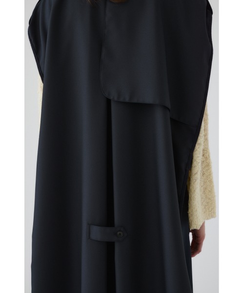 RIM.ARK（リムアーク）の「Gabardine cape ギャバジンケープ（ポンチョ・レディース・ダークグリーン/ネイビー/マルチ・FREE）」の13枚目の写真