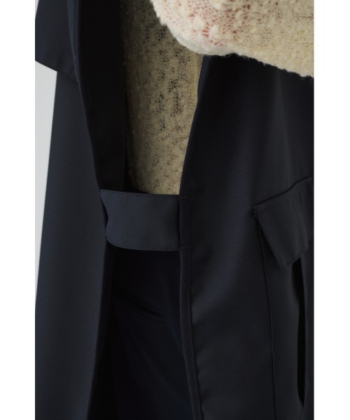 RIM.ARK（リムアーク）の「Gabardine cape ギャバジンケープ（ポンチョ・レディース・ダークグリーン/ネイビー/マルチ・FREE）」の14枚目の写真