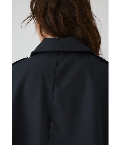 RIM.ARK（リムアーク）の「Gabardine cape ギャバジンケープ（ポンチョ・レディース・ダークグリーン/ネイビー/マルチ・FREE）」の11枚目の写真