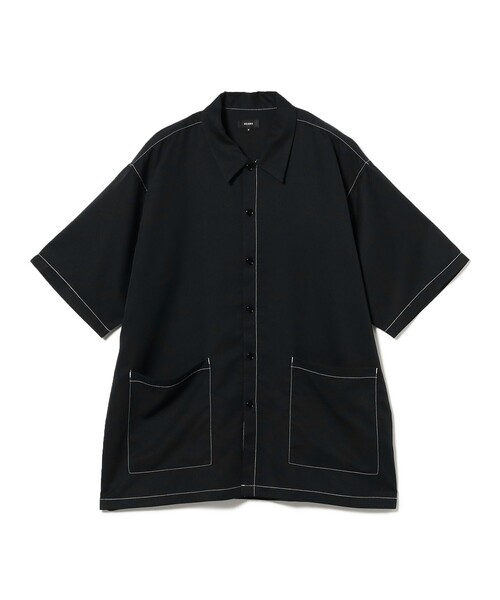 BEAMS（ビームス）の「【吸水速乾】ステッチ イージーシャツ（シャツ/ブラウス・メンズ・グレー/ブラック/ダークグリーン・S/XL/L/M）」の16枚目の写真