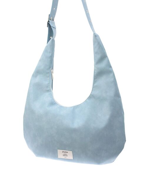 jouetie（ジュエティ）の「ハーフムーンショルダーベルトbag（ショルダーバッグ・レディース・ブラック/アイボリー/ブルー・FREE）」の14枚目の写真