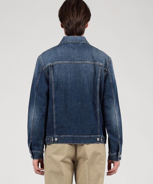 TOMORROWLAND (トゥモローランド)の「■【別注】PT TORINO ストレッチデニム トラッカージャケット(ブルゾン・メンズ・ダークブルー/ブルー・44/50/48/46)」の6枚目の写真
