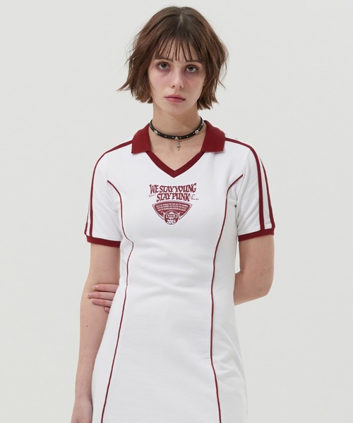 PAIN OR PLEASURE★韓国★人気★WENDY SHIRT DRESS/追跡あり ONE SIDE DRAW CORD TEE / ワンサイドドローコードT（Tシャツ