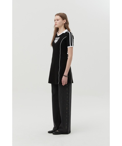 KIRSH(キルシー)の「KIRSH OPEN COLLAR SPORTY DRESS オープンカラー スポーティー ワンピース(ワンピース・レディース・ホワイト/ブラック・ONE SIZE)」の22枚目の写真