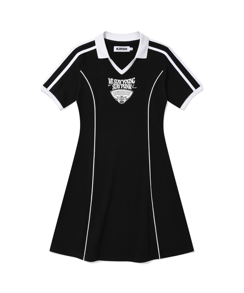 KIRSH OPEN COLLAR SPORTY DRESS オープンカラー スポーティー