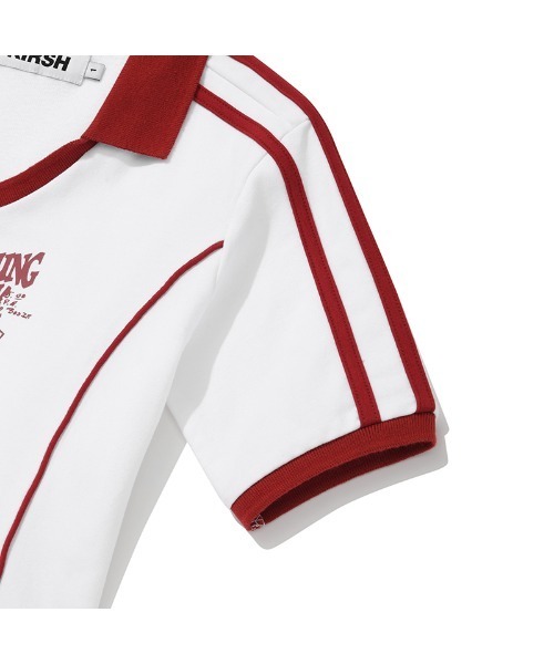 KIRSH(キルシー)の「KIRSH OPEN COLLAR SPORTY DRESS オープンカラー スポーティー ワンピース(ワンピース・レディース・ホワイト/ブラック・ONE SIZE)」の18枚目の写真
