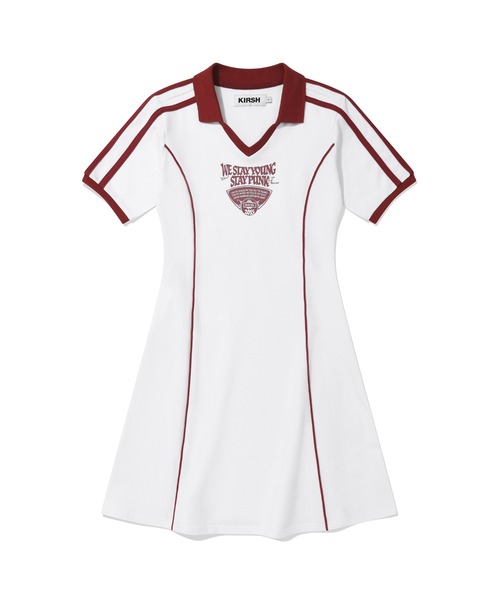 KIRSH(キルシー)の「KIRSH OPEN COLLAR SPORTY DRESS オープンカラー スポーティー ワンピース(ワンピース・レディース・ホワイト/ブラック・ONE SIZE)」の20枚目の写真