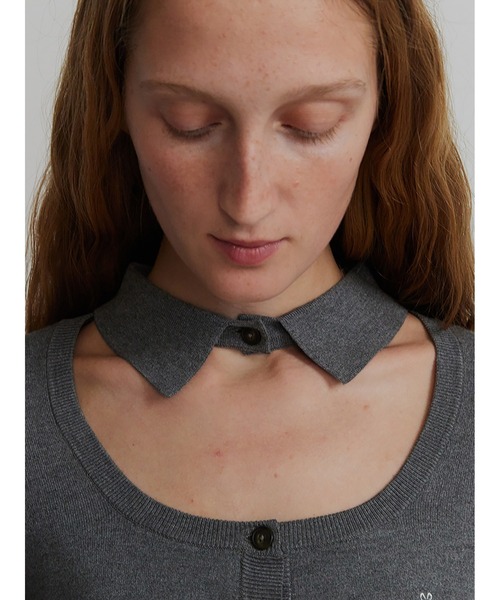 トップス sorin Interlock Knit Shirt Neck Cardigan SORIN（ソリン ）の「Interlock Knit Shirt Neck Cardigan