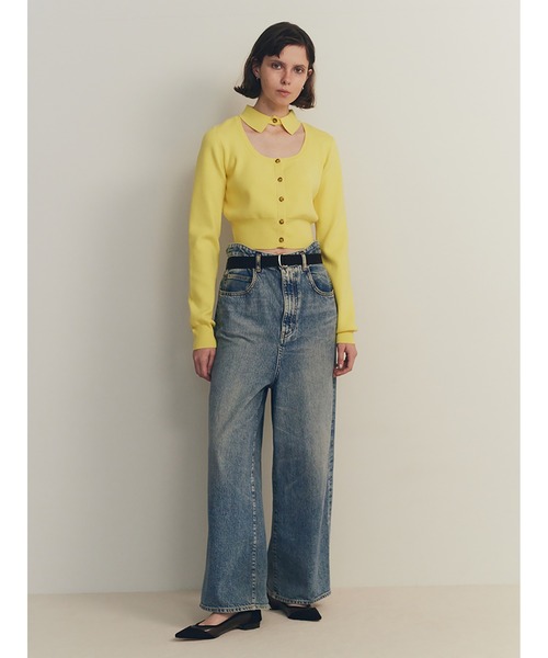 セール】Interlock Knit Shirt Neck Cardigan（カーディガン/ボレロ