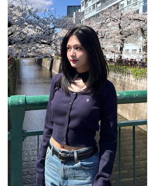 セール】Interlock Knit Shirt Neck Cardigan（カーディガン/ボレロ