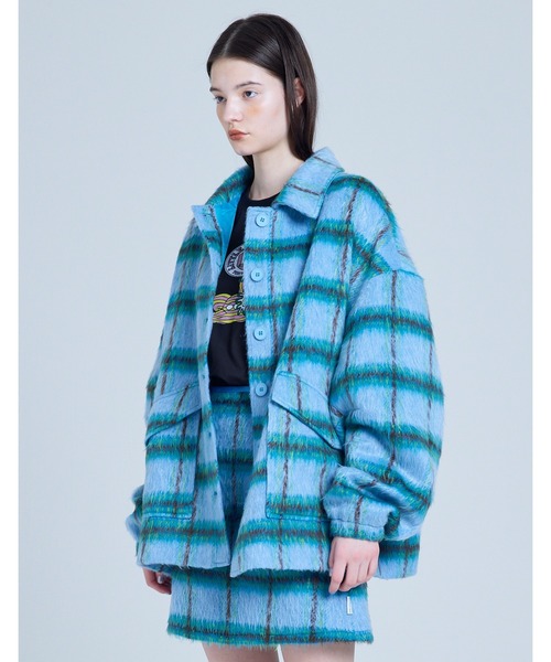 Little sunny bite(リトルサニーバイト)の「【RS】【Little sunny bite】check jacket(その他アウター・レディース・ブラウン・SMALL)」の11枚目の写真