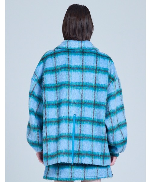Little sunny bite(リトルサニーバイト)の「【RS】【Little sunny bite】check jacket(その他アウター・レディース・ブラウン・SMALL)」の12枚目の写真