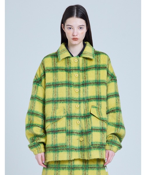 Little sunny bite(リトルサニーバイト)の「【RS】【Little sunny bite】check jacket(その他アウター・レディース・ブラウン・SMALL)」の20枚目の写真