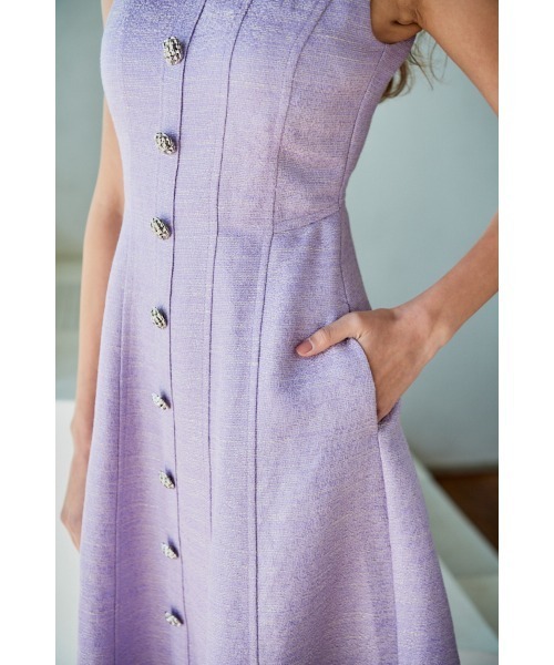 セール】Olivia Tweed Dress シャインツイードドレス（ワンピース  