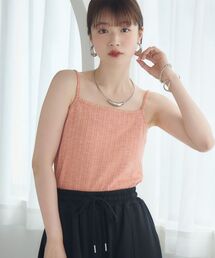 RETRO GIRL | 【新色追加】メランジリブカップ付インナー(キャミソール)