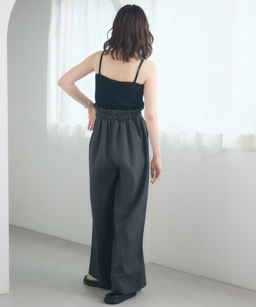 RETRO GIRL（レトロガール）の「【新色追加】メランジリブカップ付インナー（キャミソール・レディース・イエロー/ブラック/ナチュラル/オレンジ/ブラック系その他・FREE）」の9枚目の写真