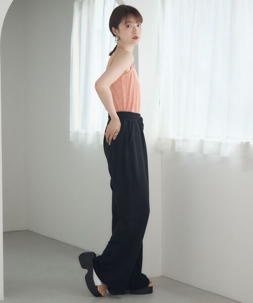 RETRO GIRL（レトロガール）の「【新色追加】メランジリブカップ付インナー（キャミソール・レディース・イエロー/ブラック/ナチュラル/オレンジ/ブラック系その他・FREE）」の16枚目の写真