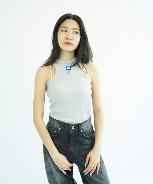 tシャツ Kijun/キジュン Patch Tank Top レディース セール】Kijun/キジュン Patch Tank Top（Tシャツ/カットソー