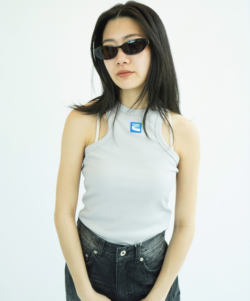 tシャツ Kijun/キジュン Patch Tank Top レディース セール】Kijun/キジュン Patch Tank Top（Tシャツ/カットソー